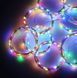 Світлодіодна гірлянда-штора роса Niki Light 3x3 м, 450 LED, RGB різнокольоровий, від USB, пульт штора роса 3/3 кольорова фото 8