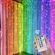 Гірлянда-штора роса Niki Light 3x3 м, 300 LED, RGB 16 кольорів, від USB, пульт штора роса Rgb 3/3 фото 2