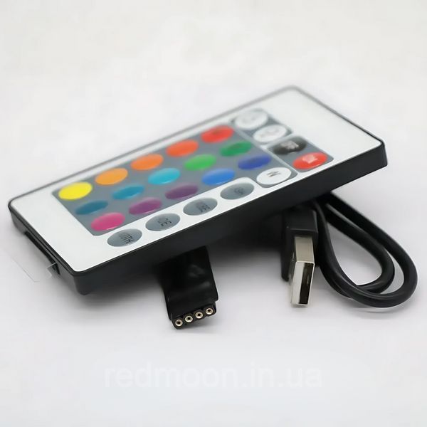 Светодиодная лента 5 метров RGB с Bluetooth многоцветная самоклеящаяся ленты LED питания от USB lenta5050 фото