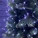 Роса пучок 2 метри 10 ниток Niki Light кінський хвіст з пультом керування 200 Led гірлянда для ялинки на 8 режимів холодний білий роса пучок 2м 10н білий фото 9