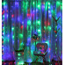 Світлодіодна гірлянда-завіса Christmas Decoration 360LED 220В 3x2м Різнокольорова