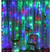 Світлодіодна гірлянда-завіса Xmas 220В з Пультом ДК 200LED 2x2м Різнокольорова