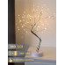 Світильник на батерейках нічник від юсб дерево роса Niki Light сріблястого кольору теплий білий USB + 3AA Світильник на батерейках нічник від юсб дерево роса Niki Light сріблястого кольору теплий білий USB + 3AA