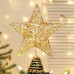Різдвяна зірка на ялинку новорічна верхівка для ялинки Niki Light віфлеємська зірка на ялинку золота 28см з гірляндою 20лед Різдвяна зірка на ялинку новорічна верхівка для ялинки Niki Light віфлеємська зірка на ялинку золота 28см з гірляндою 20лед