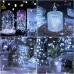 Гірлянда роса 20 метрів вогники на ялинку капля роси з режимами Niki Light 200 лед гірлянди на пульті вулична гірлянда 220в холодний білий