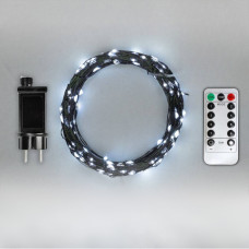 Гірлянда роса на ялинку 30 метрів 300 лед Niki Light гірлянди капля роси з режимами вулична гірлянда на пульті роса на зеленому проводі біла Гірлянда роса на ялинку 30 метрів 300 лед Niki Light гірлянди капля роси з режимами вулична гірлянда на пульті роса на зеленому проводі біла