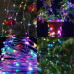 Гірлянда роса на ялинку 30 метрів 300 лед Niki Light гірлянди капля роси з режимами вулична гірлянда на пульті роса на зеленому проводі різнокольорова RGB Гірлянда роса на ялинку 30 метрів 300 лед Niki Light гірлянди капля роси з режимами вулична гірлянда на пульті роса на зеленому проводі різнокольорова RGB