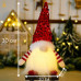 Новорічний гном з підсвіткою новорічна фігурка під ялинку висота 30см батарейки в комплекті Червоний Новорічний гном з підсвіткою новорічна фігурка під ялинку висота 30см батарейки в комплекті Червоний