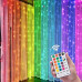 Гирлянда штора роса 3х3 RGB Niki Light роса від юсб роса на пульті завіса 300 LED різнокольорова 16 кольорів