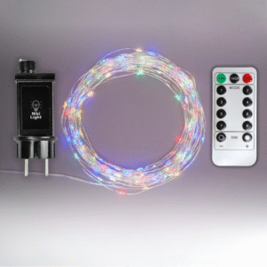 Гірлянда роса 20 метрів гірлянда капля роси з режимами Niki Light 200 лед гірлянда на пульті вулична гірлянда 220в Мультіколор RGB