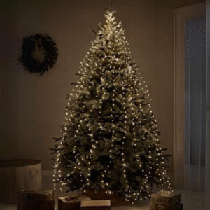 Роса пучок 2 метри 10 ниток Niki Light кінський хвіст з пультом керування 200 Led гірлянда для ялинки на 8 режимів теплий білий